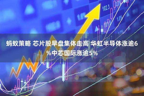 蚂蚁策略 芯片股早盘集体走高 华虹半导体涨逾6%中芯国际涨逾5%